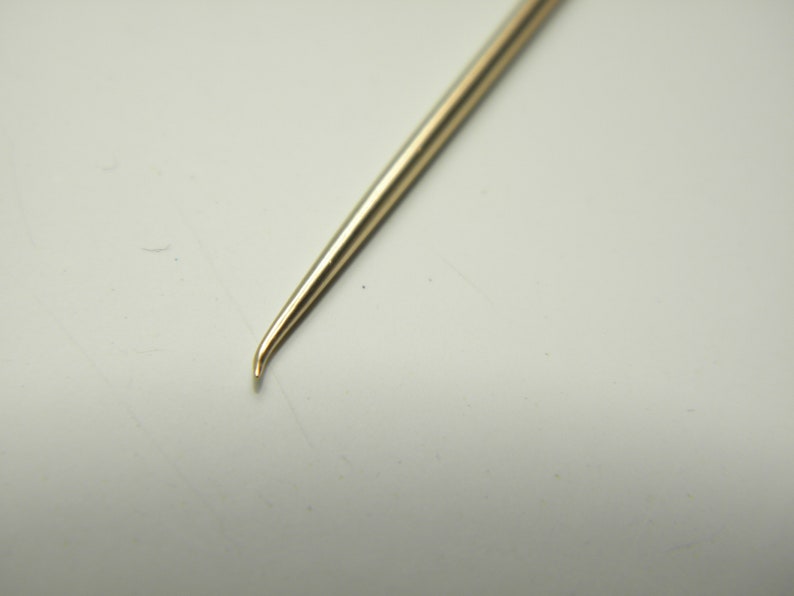 Lapel Hat Cravat etc 15ct Gold Pearl Stick Pin Antique Solid 15k 625 Rose Yellow for Tie