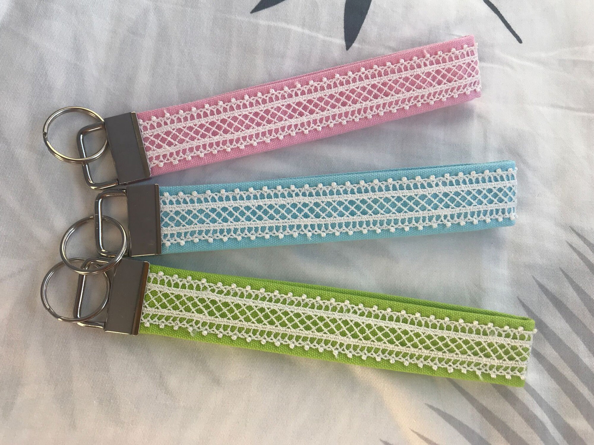 Canvas Key Holder Pure Colour Key Lanyard Wrist Lanyard Etsy