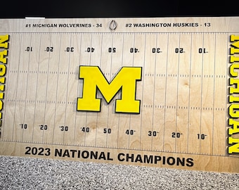 2023 National Champions Michigan Field