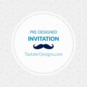 Pre-Made Invitation Digital Download image 1