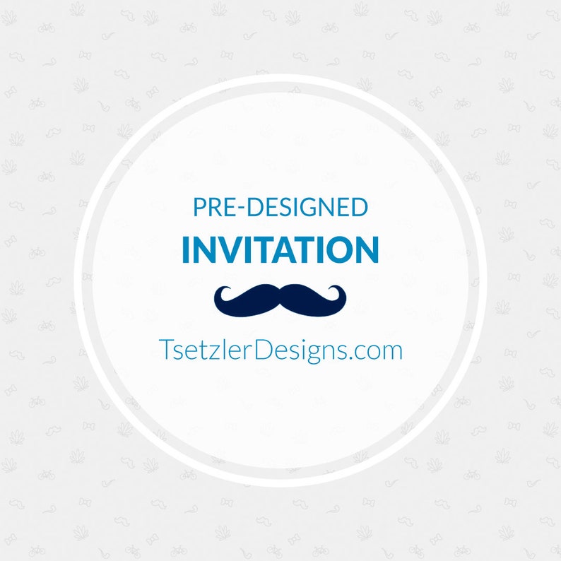 Pre-Made Invitation Digital Download image 1