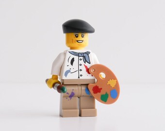 Pablo Picasso, Founder of the Cubist Movement - custom assembly minifigure from genuine LEGO® parts - Great gift for art lovers