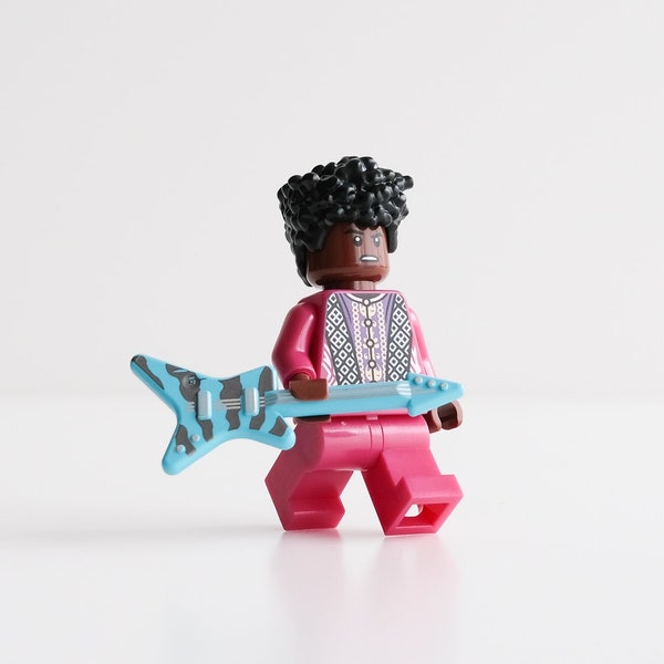 Prince, the Artist - custom assembly minifigure from genuine LEGO® parts / Great gift for funk, rock and R&B music lovers