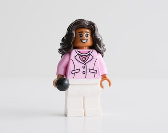 Oprah Winfrey, &#39;The Queen of All Media&#39; - custom assembly minifigure from genuine LEGO® parts / Great gift for Oprah&#39;s fans