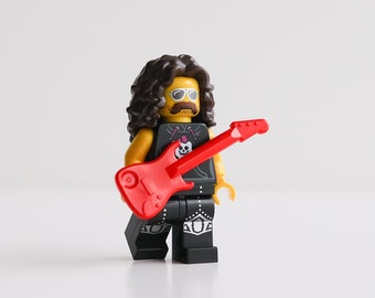 Carlos Santana - custom assembly minifigure from genuine LEGO® parts / Great gift for Santana fans