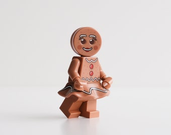 The Gingerbread Lady - custom assembly minifigure from genuine LEGO® parts / Gift for the sweet ones