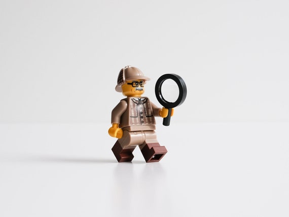 Sherlock Holmes Detective Custom Assembly Minifigure From Genuine LEGO Parts Great Gift for Mistery Lovers Etsy