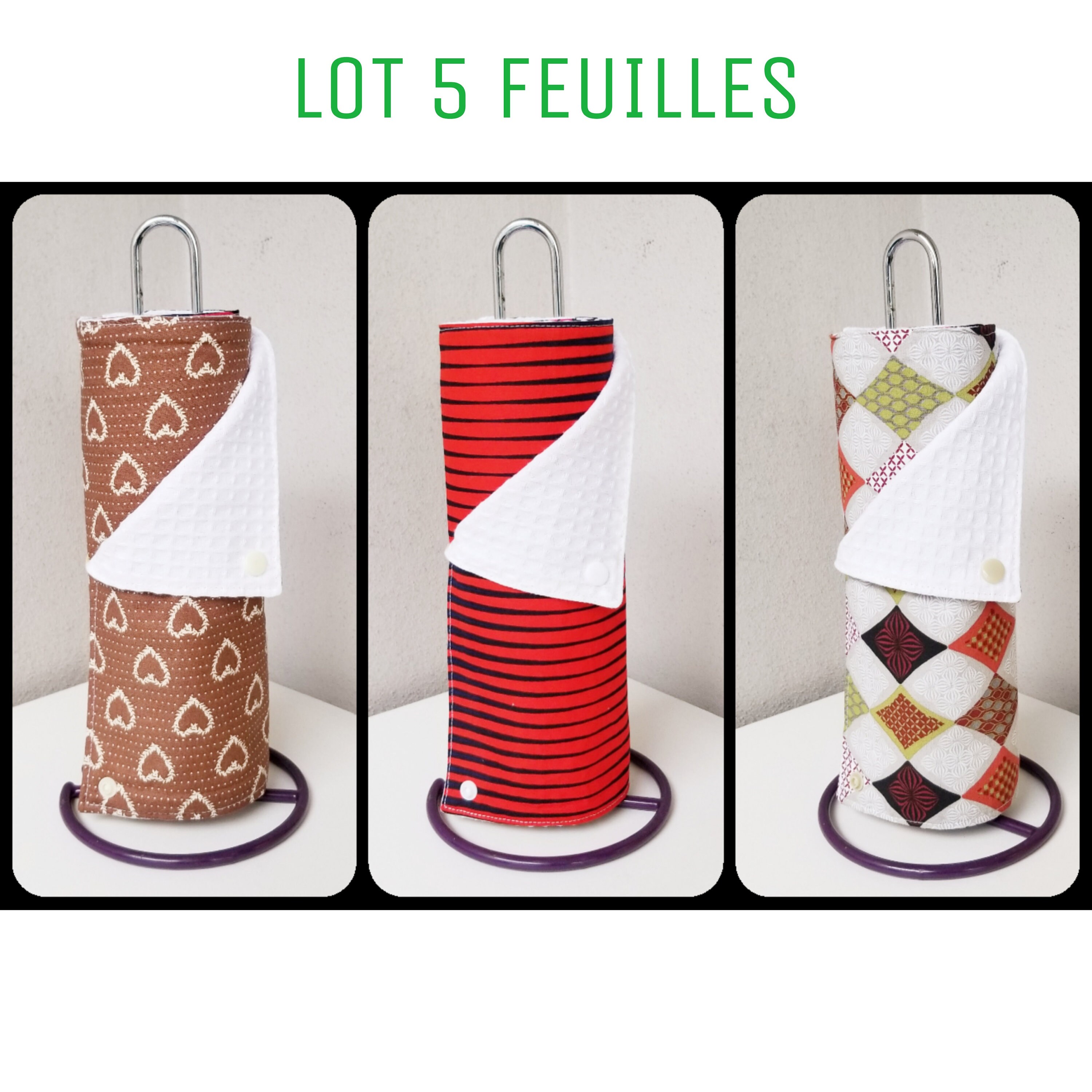 Essuie Tout Lavable 5 Feuilles