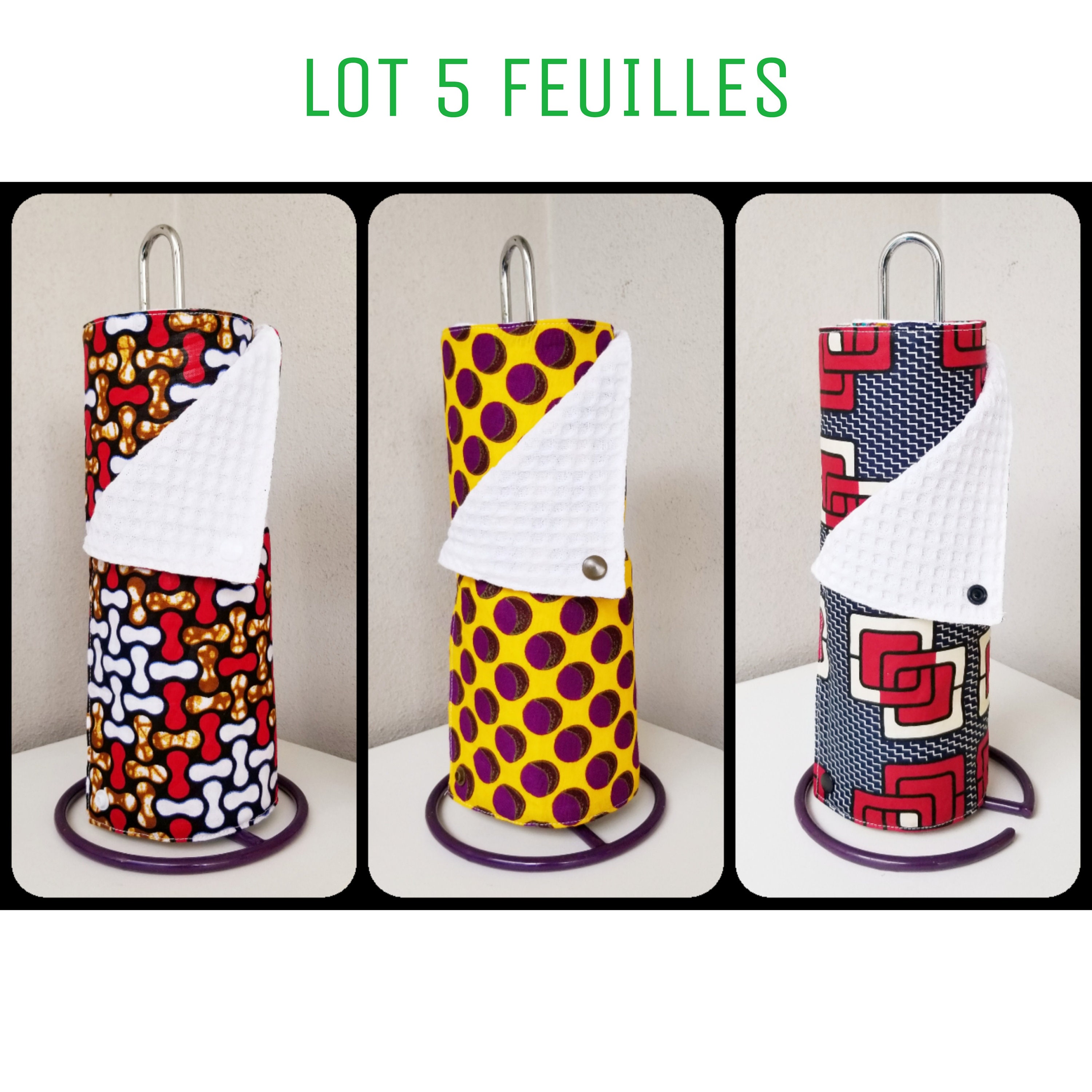 Essuie Tout Lavable 5 Feuilles