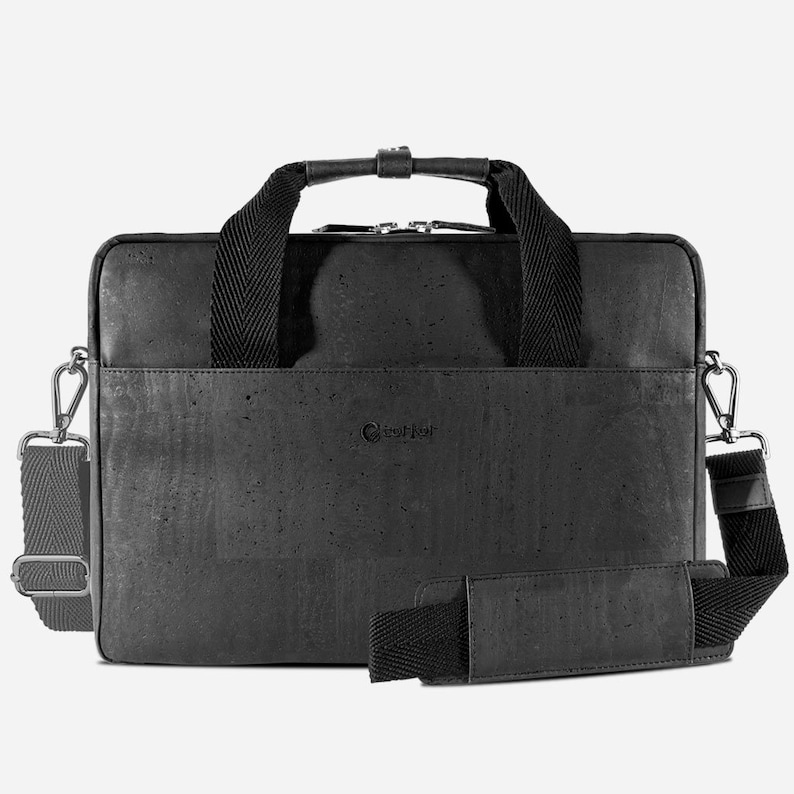 Conscious Premium Vegan Cork Leather Dirt /& Water Repellent Durable Minimalist Unisex Briefcase Handmade in Portugal
