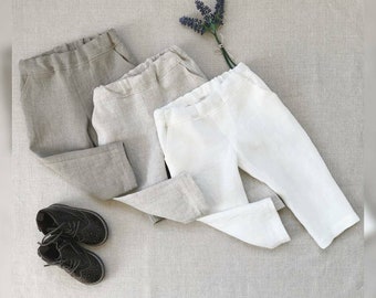 baby boy linen trousers