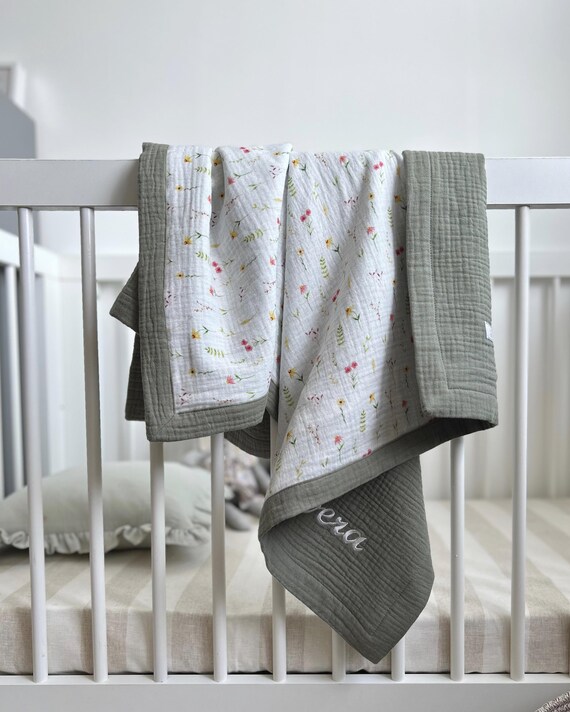 Personalized muslin blanket hotsell