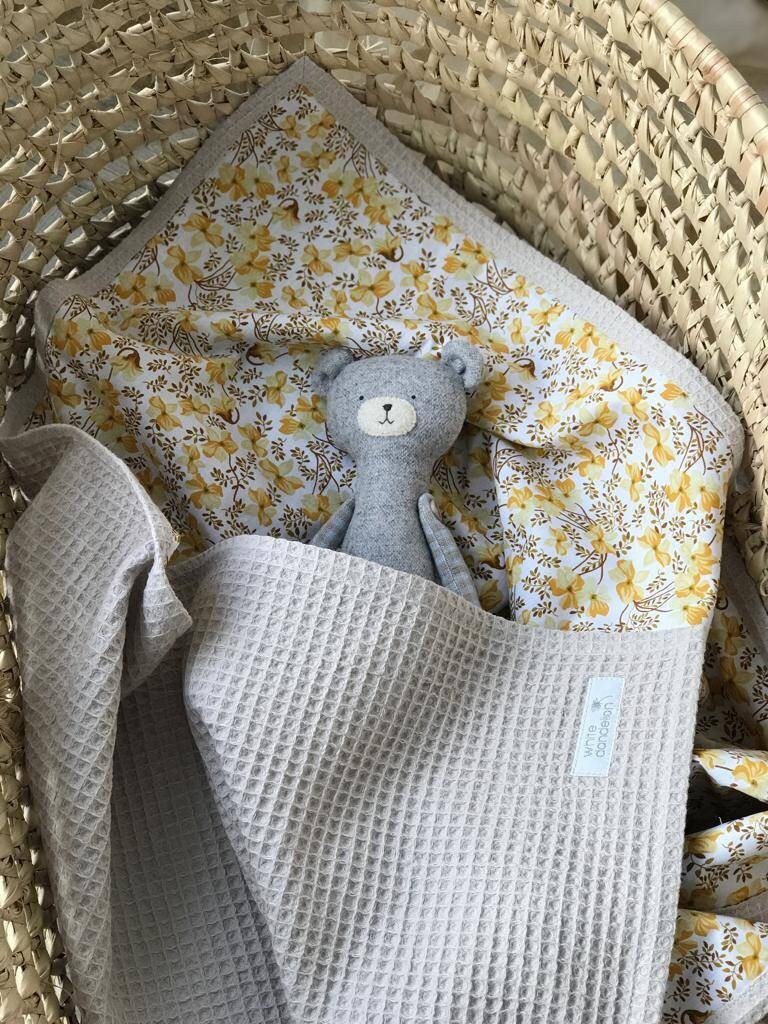Oatmeal waffle blanket Baby swaddle blanket Baby shower gift Etsy