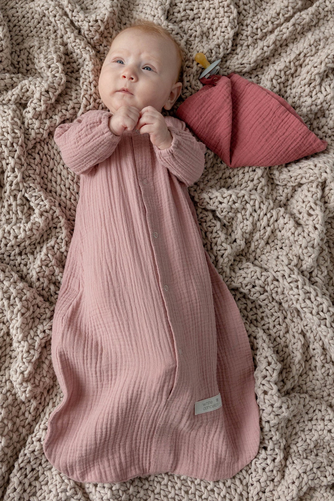 Baby Sleeping Bag Baby Nightgown Baby Sleeping Sack Organic Muslin