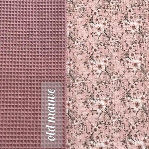 Quincy Mae Waffle Baby Blanket - Mauve main image 0