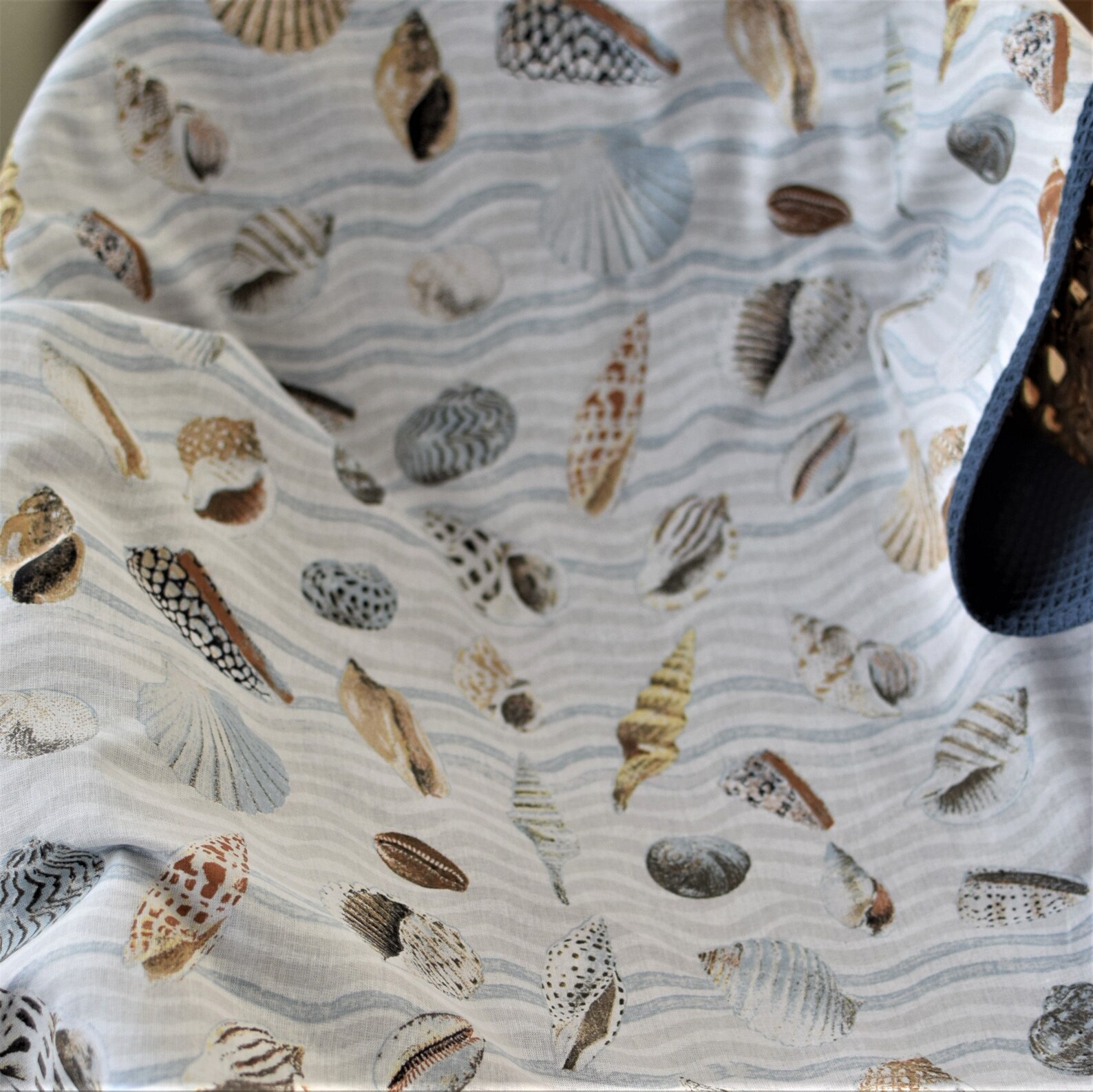 Baby Waffle Blanket Baby Swaddle Blanket Ocean Theme Blanket - Etsy