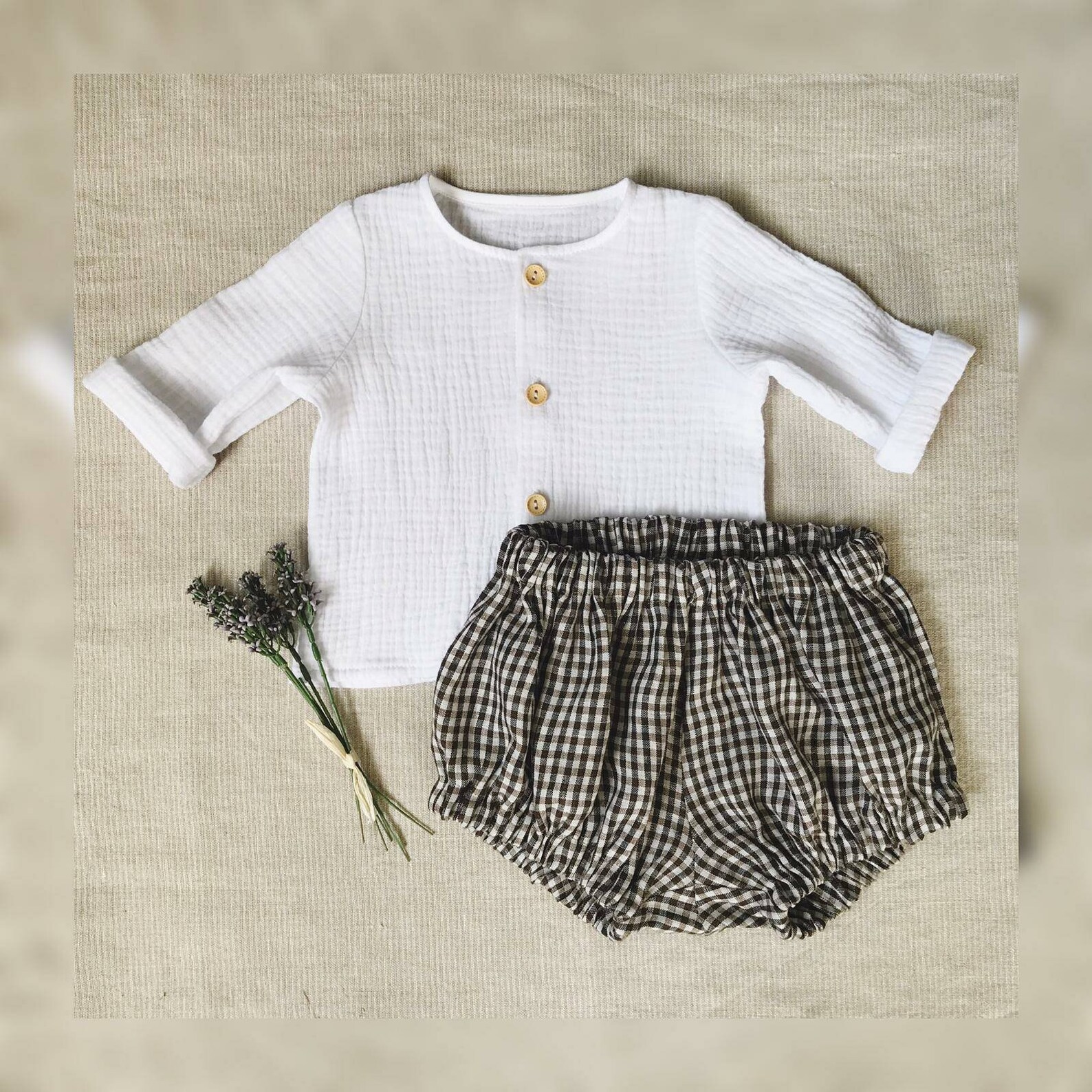 2 pcs Baby boy bloomers set Linen bloomers Baby boy summer Etsy