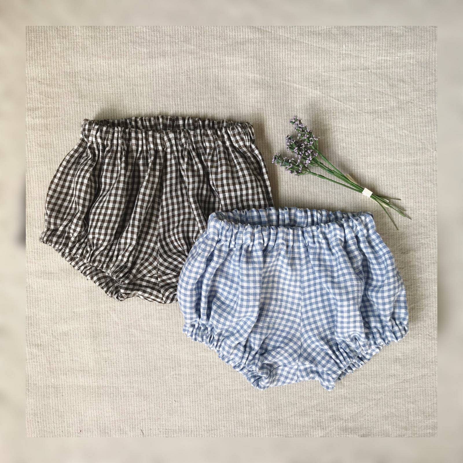 2 pcs Baby boy bloomers set Linen bloomers Baby boy summer Etsy