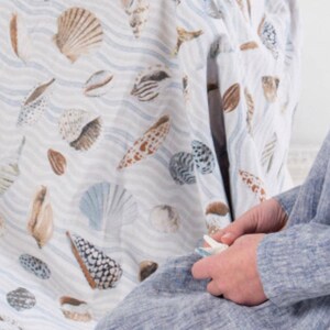 Baby Waffle Blanket Baby Swaddle Blanket Ocean Theme Blanket - Etsy