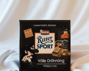 Ritter Sport Lemmy Kilmister Motörhead – Lustiger Retro Magnet | NEU