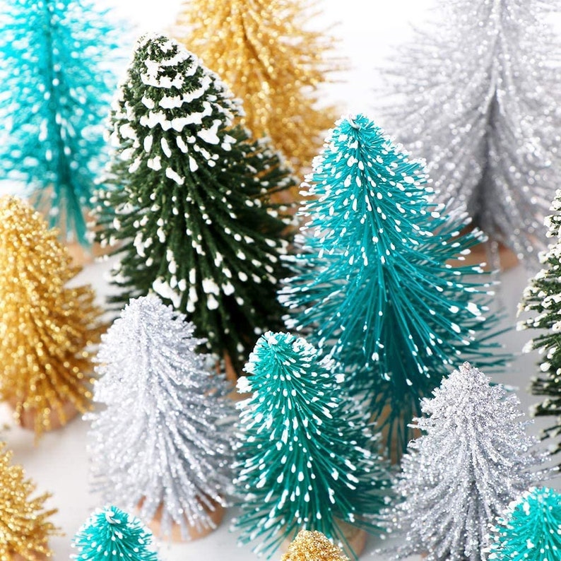 24 Mini Christmas tree for winter decor Small Christmas tree Etsy
