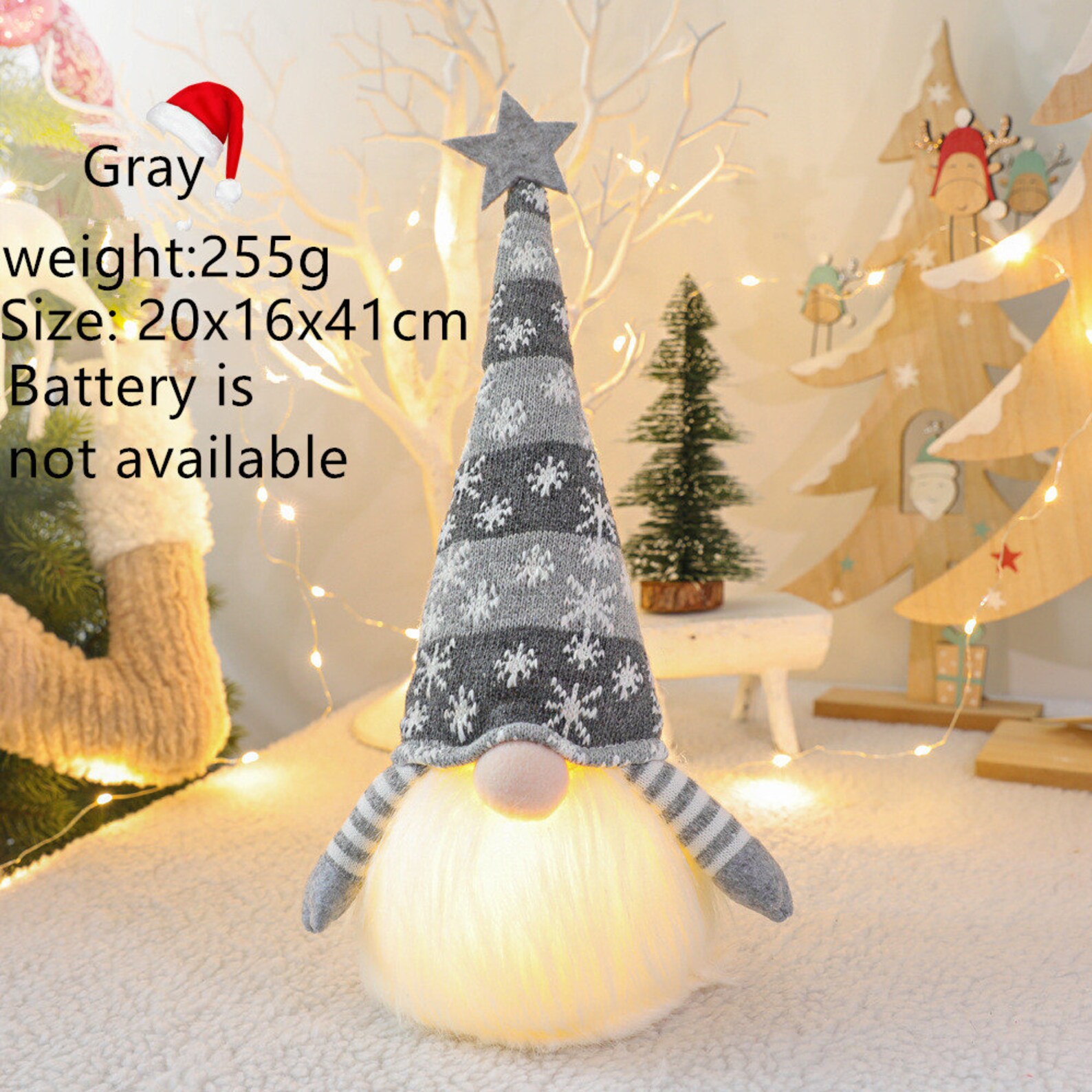 Gnomes LED Light Christmas/ Winter Decorations Nursery Night Etsy