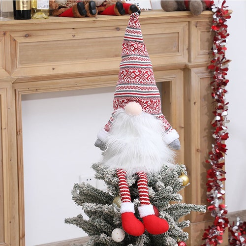 Gnome Christmas Tree Topper Etsy