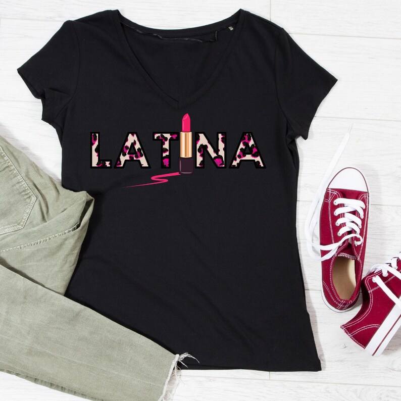Download Latina SVG Latina Lipstick svg Proudly Latina pngLeopard | Etsy