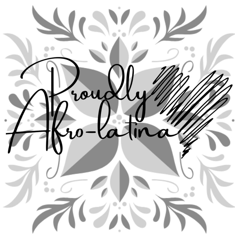 Download Proudly Afrolatina SVG Strong woman svg latina png hispanic | Etsy