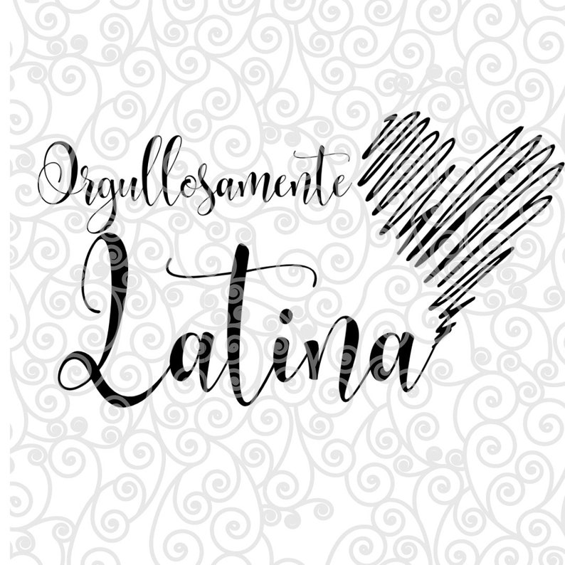 Proudly latina SVG orgullosamente latina svg idioma español | Etsy
