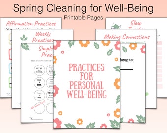 Practices for Well-Being & Self-Care - Digital Download - Great Social Worker Gift for New MSW Graduate