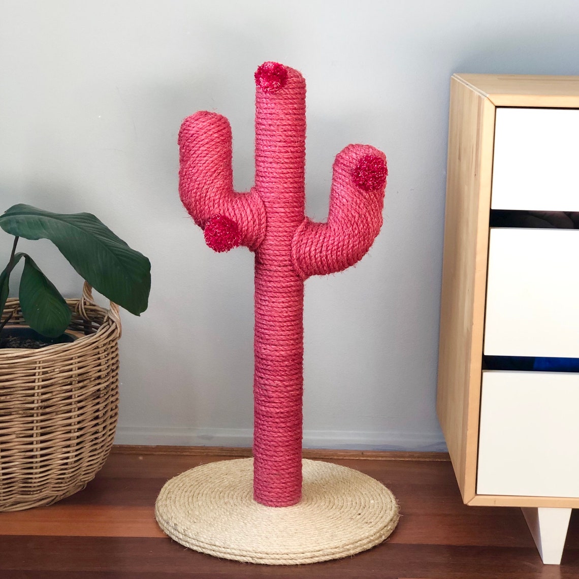 80cm tall Cactus Cat scratcher / Scratching post Cat | Etsy