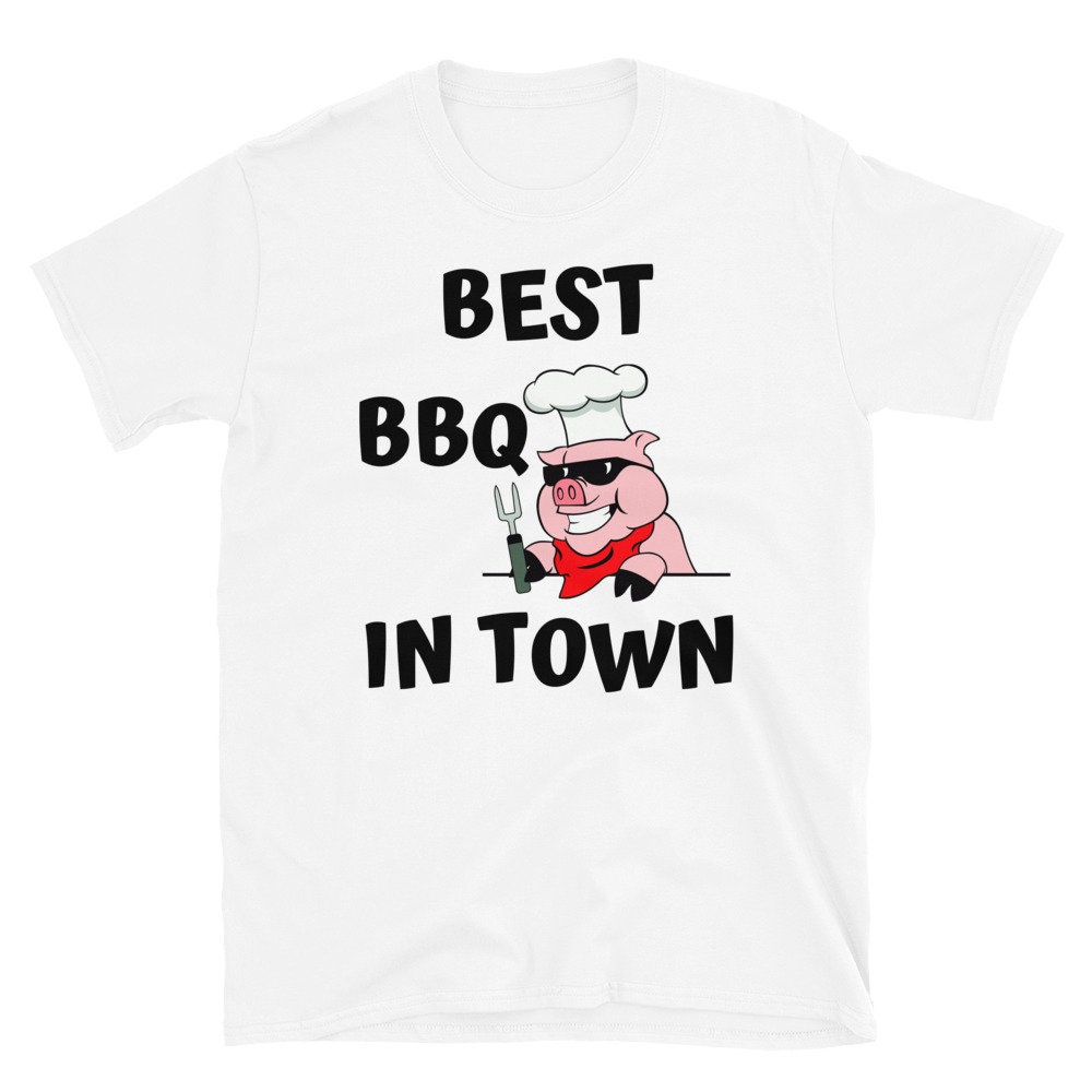 Best BBQ in Town Awesome BBQ Restaurant Employee Tees Great for