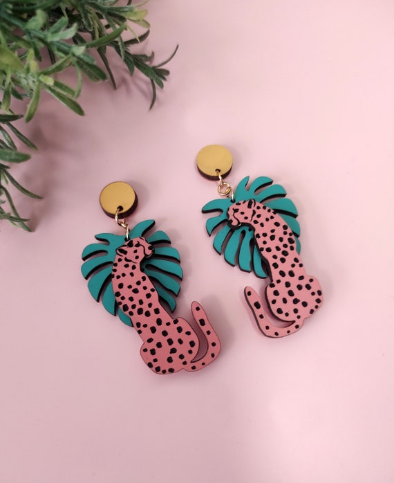 Spot The Dot Earrings in Dark Wood Spot The Dot Earrings in Dark Wood