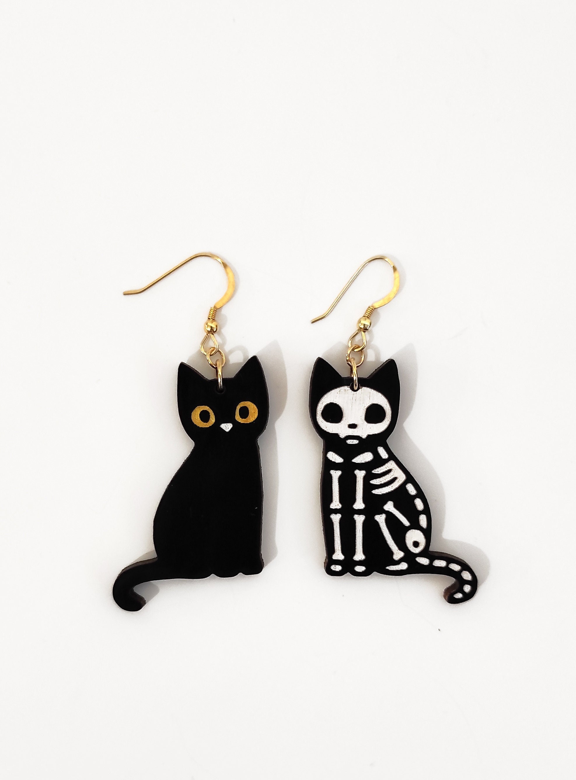 Cat earrings shop for kids
