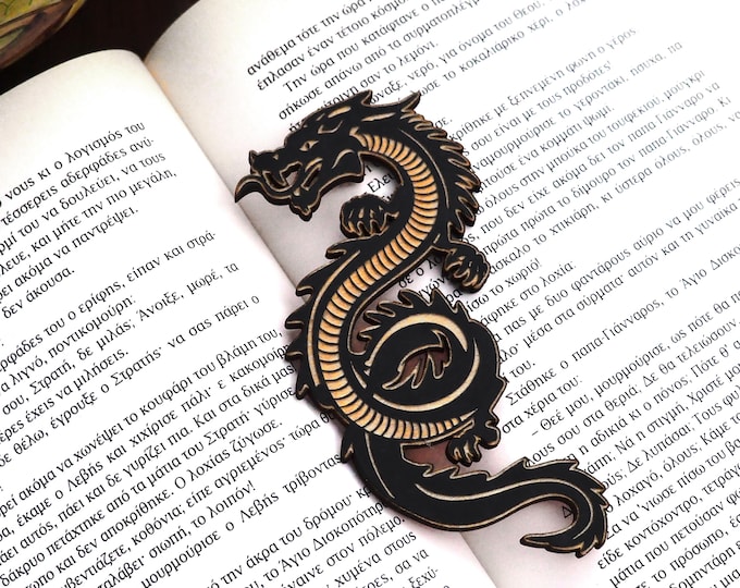 Wooden Dragon Bookmark