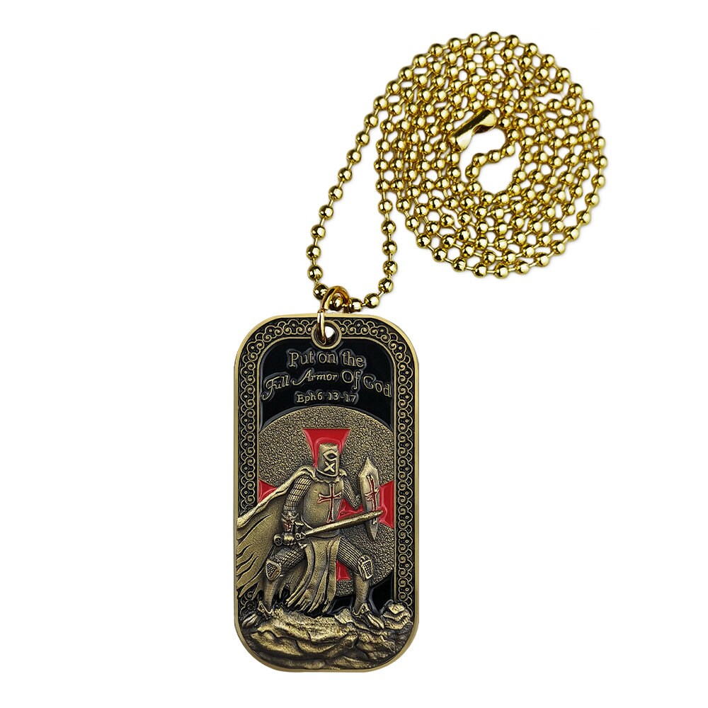 Put on the Full Armor of God Dog Tag Eph6 1317 Featured Etsy