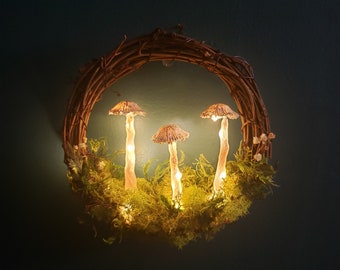 Mushroom Wreath