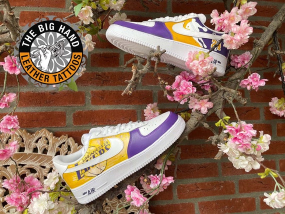 custom lakers af1