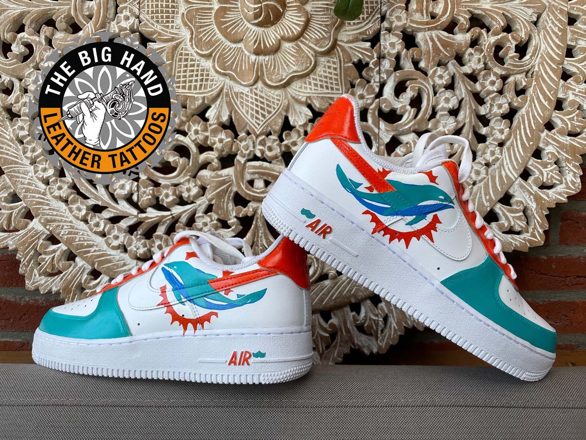 custom miami dolphins shoes