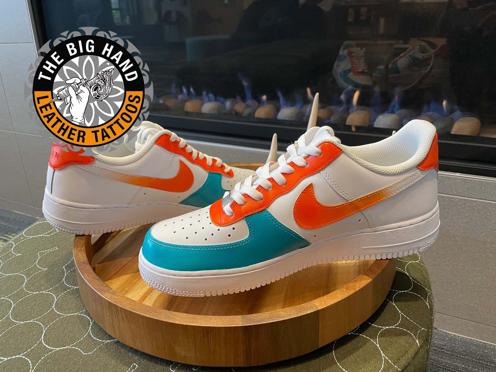 custom miami dolphins shoes