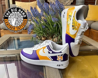 custom lakers af1