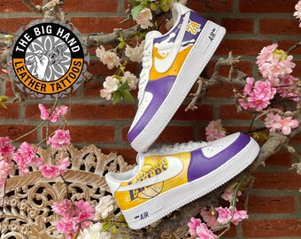 Nike air force 1 lakers | Etsy France