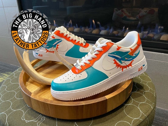 Custom Miami Dolphins shoes | Etsy