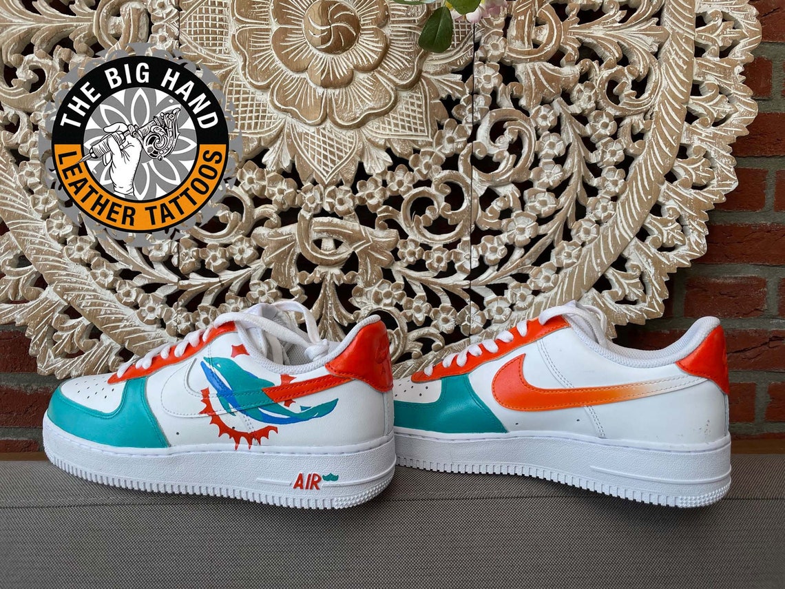 custom miami dolphins shoes