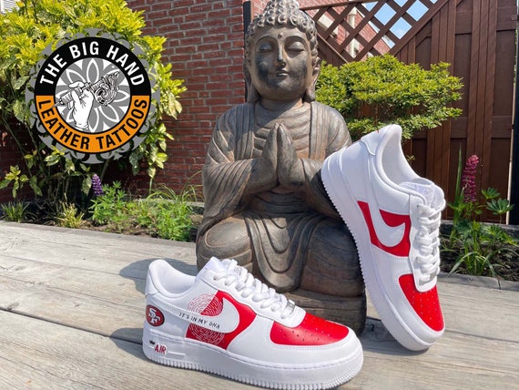 Custom San Francisco 49ers Nike AF1 Shoes | Etsy