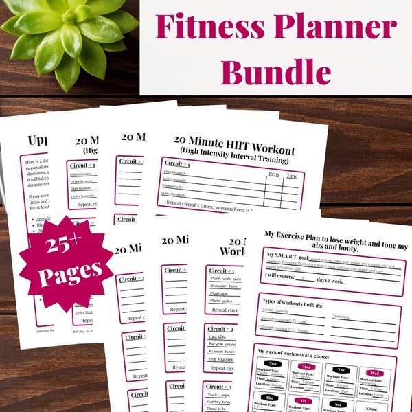 Abs Workout Tracker Etsy