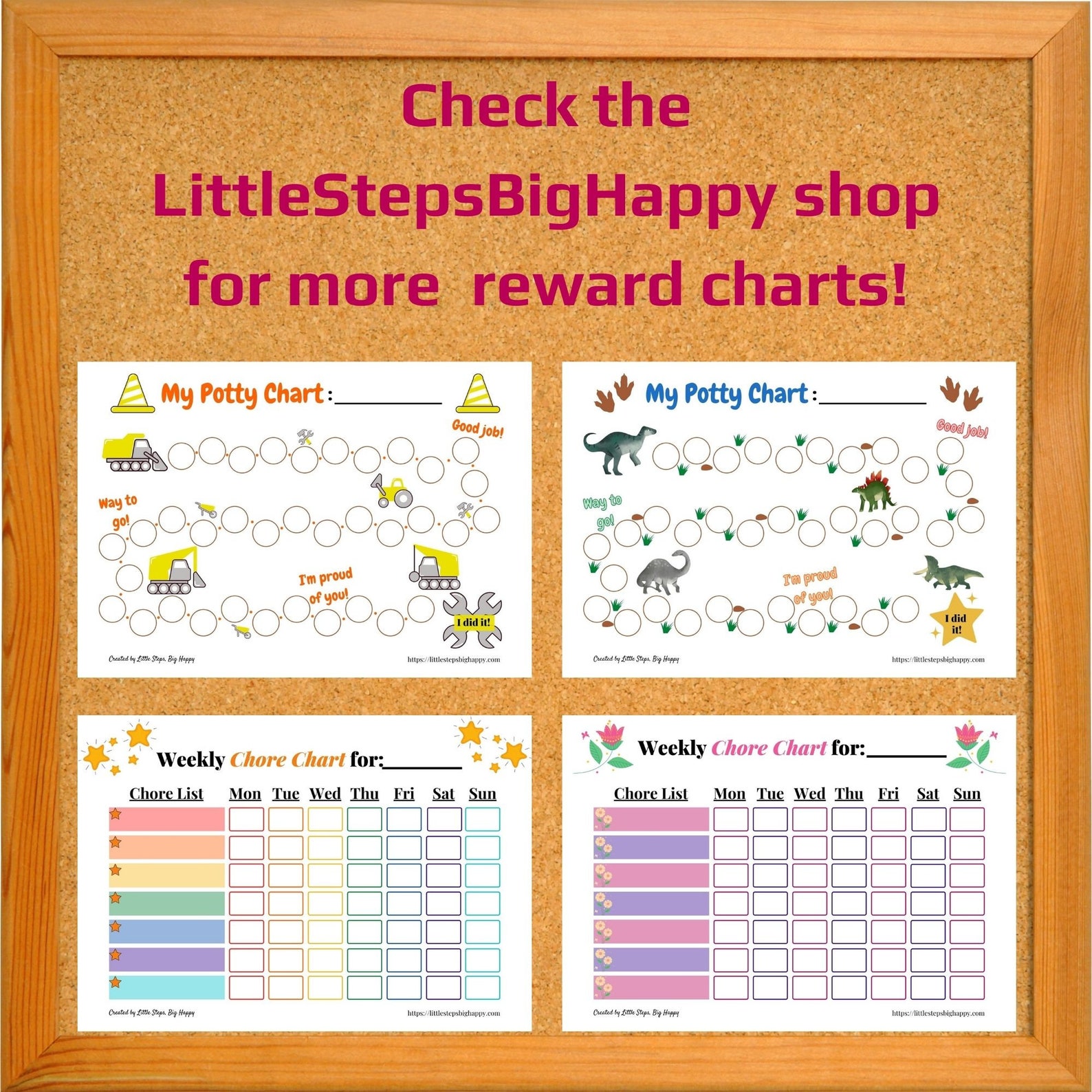 Train Potty Training Chart, Digital Instant Download, Printable Sticker ...