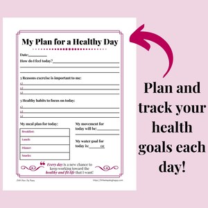 90 Day Fitness Planner and Tracker Printable Workout Journal Daily ...