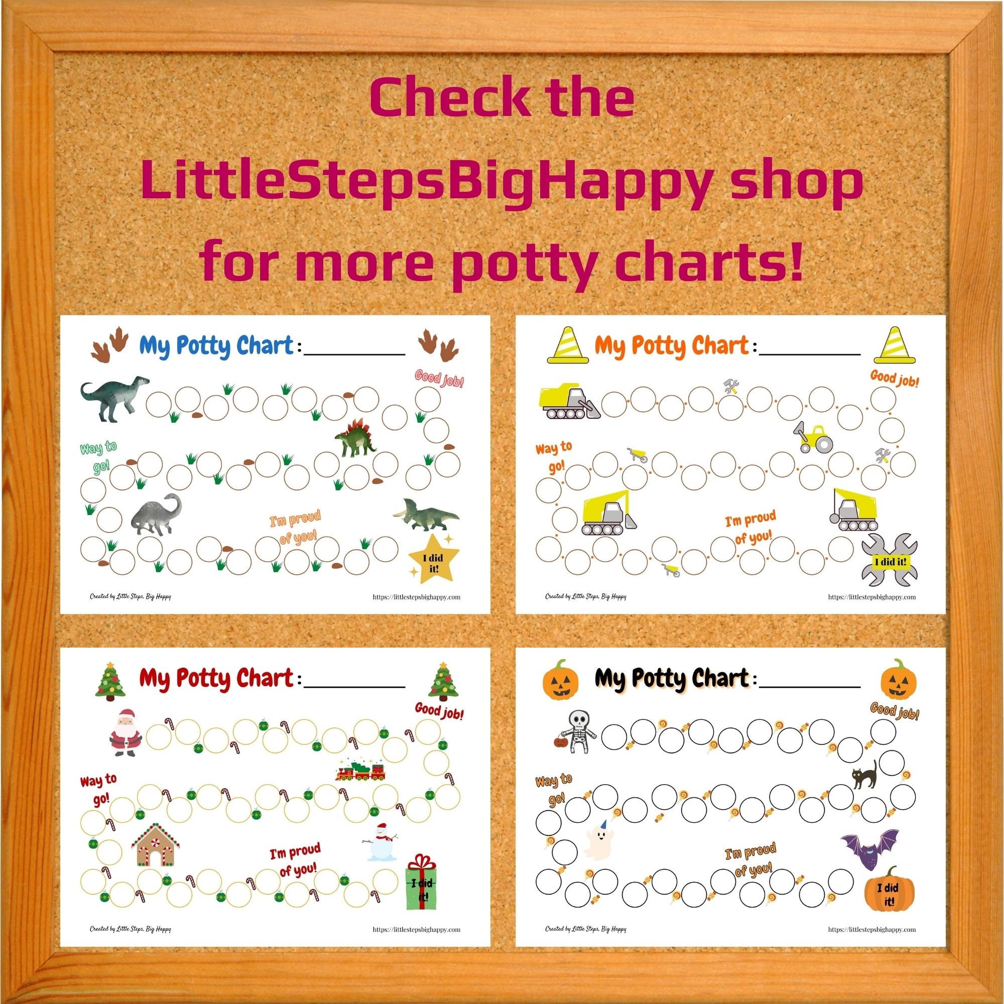 Fairy Potty Training Chart: Printable Reward Sticker Chart (PDF) - Etsy